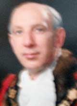 Picture of Cllr. W.E. Skinner. Mayor of Llanelli 2002 - 03 
